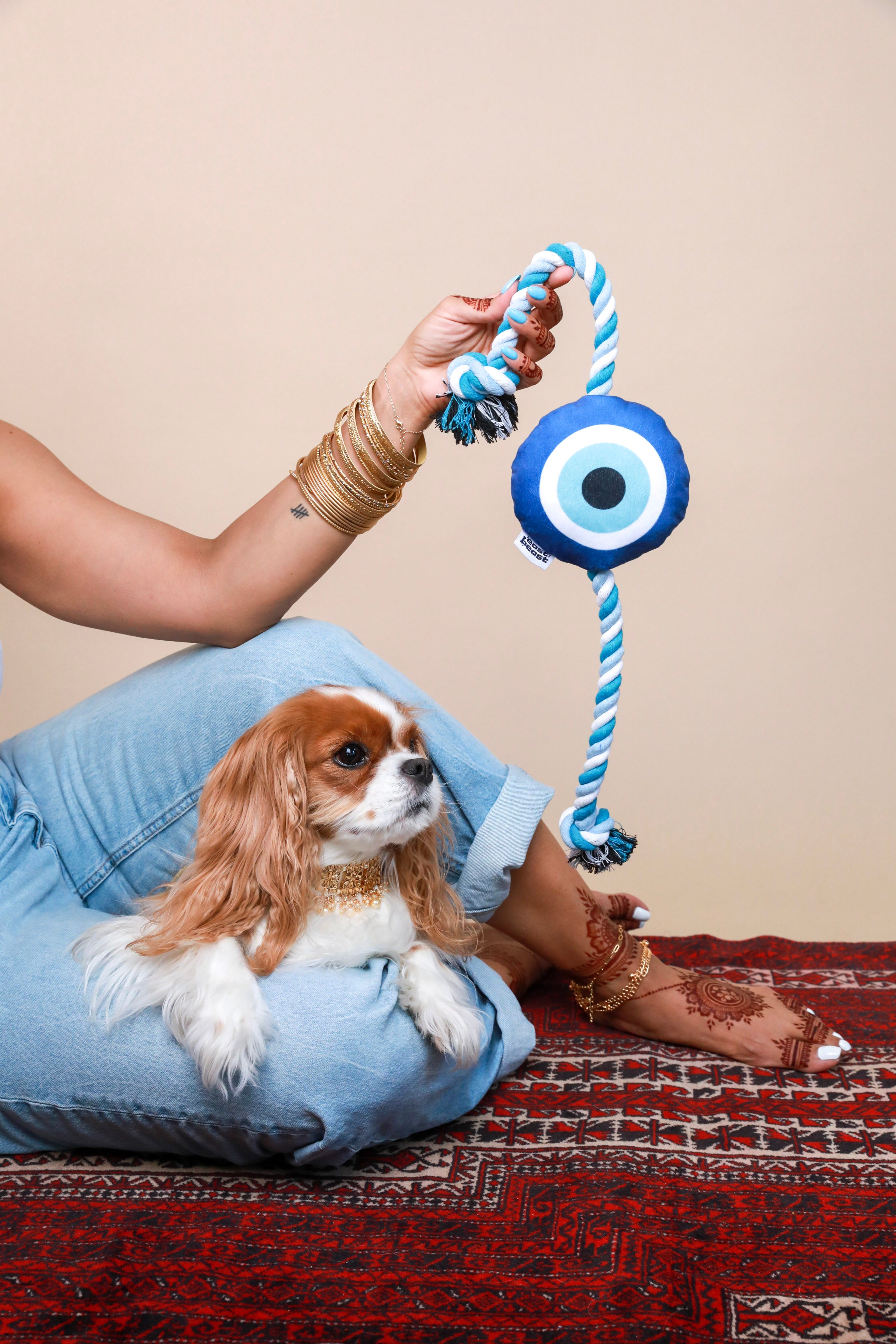 Evil Eye Rope Toy